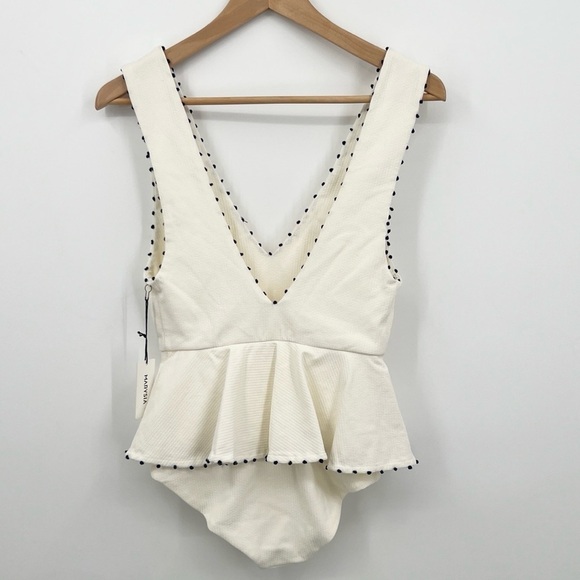 Marysia Swim White One Piece Swimsuit FRENCH GRAMERCY MAILLOT NWT XS - Picture 4 of 6